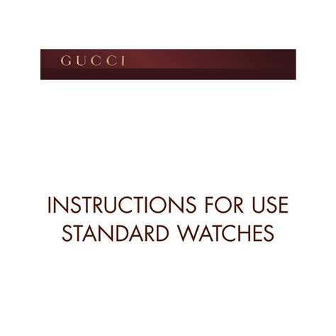 gucci how to advance|gucci manual pdf.